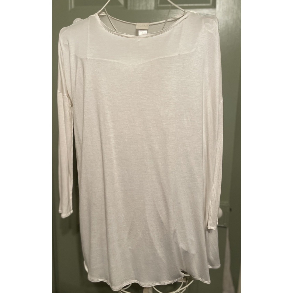 Hanro Women Long Sleeve Top Silk/Viscose Base Layer Tunic XS Luxury